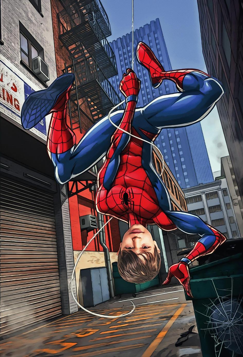 Spider-Man Konsepti Kişiye Özel Poster