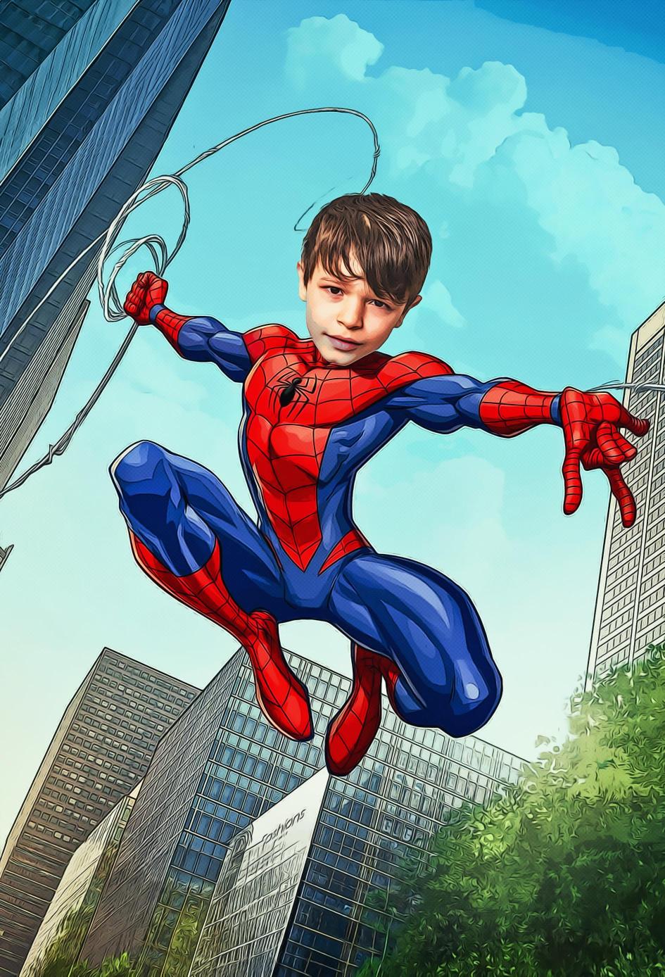 Spider-Man Temalı Kişiye Özel Poster