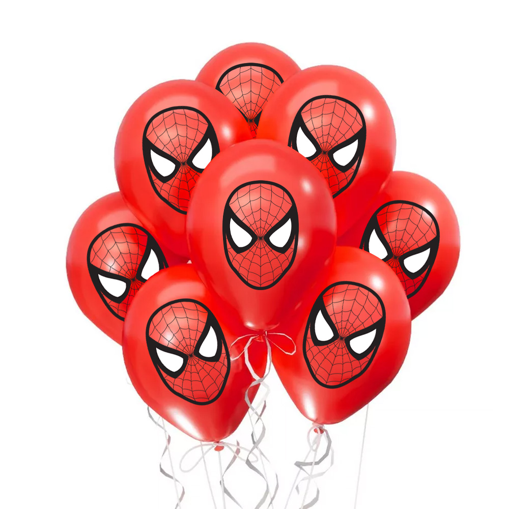 SpiderMan Konsepti Lateks Balon 5 Adet