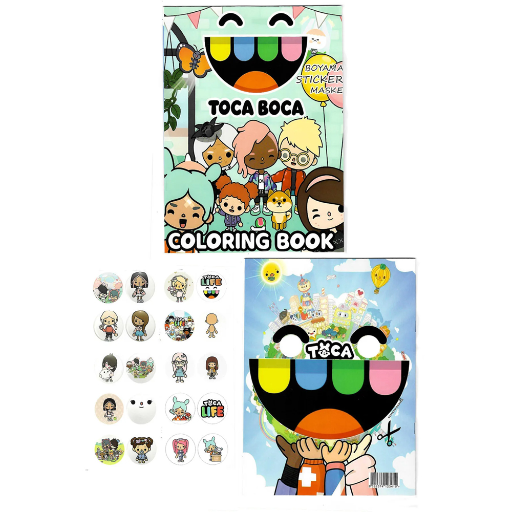 Toca Boca Life World Konsepti Boyama Kitabı