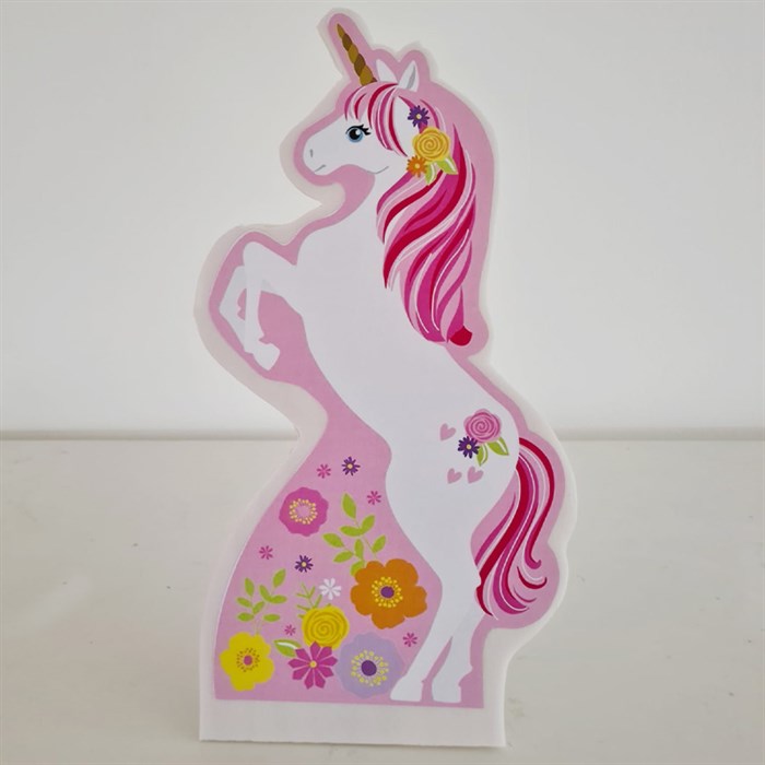 Ayaklı Dekor Pano - Unicorn Temalı - 30 cm