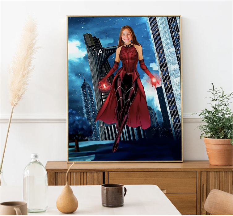 Wanda Scarlet Witch Poster - Kişiye Özel